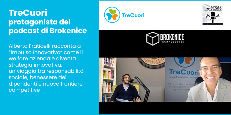 Welfare aziendale TreCuori: protagonista del settimo episodio del podcast di Brokenice
